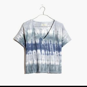 Tie dye boxy madewell tee